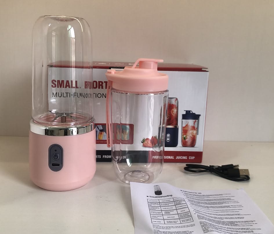 Portable USB Rechargeable Blender – Compact Personal Smoothie Maker