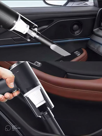 🧹✨ 4-in-1 Cordless Handheld Vacuum Cleaner – Powerful Suction & Air Duster  🛍️ Product Description  ✨ Clean smarter, faster & easier! ✨