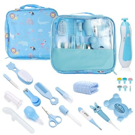 Baby Grooming Kit for Newborns & Infants (0-6 Months) | 16-in-1 Healthcare & Safety Care Set | BPA-Free