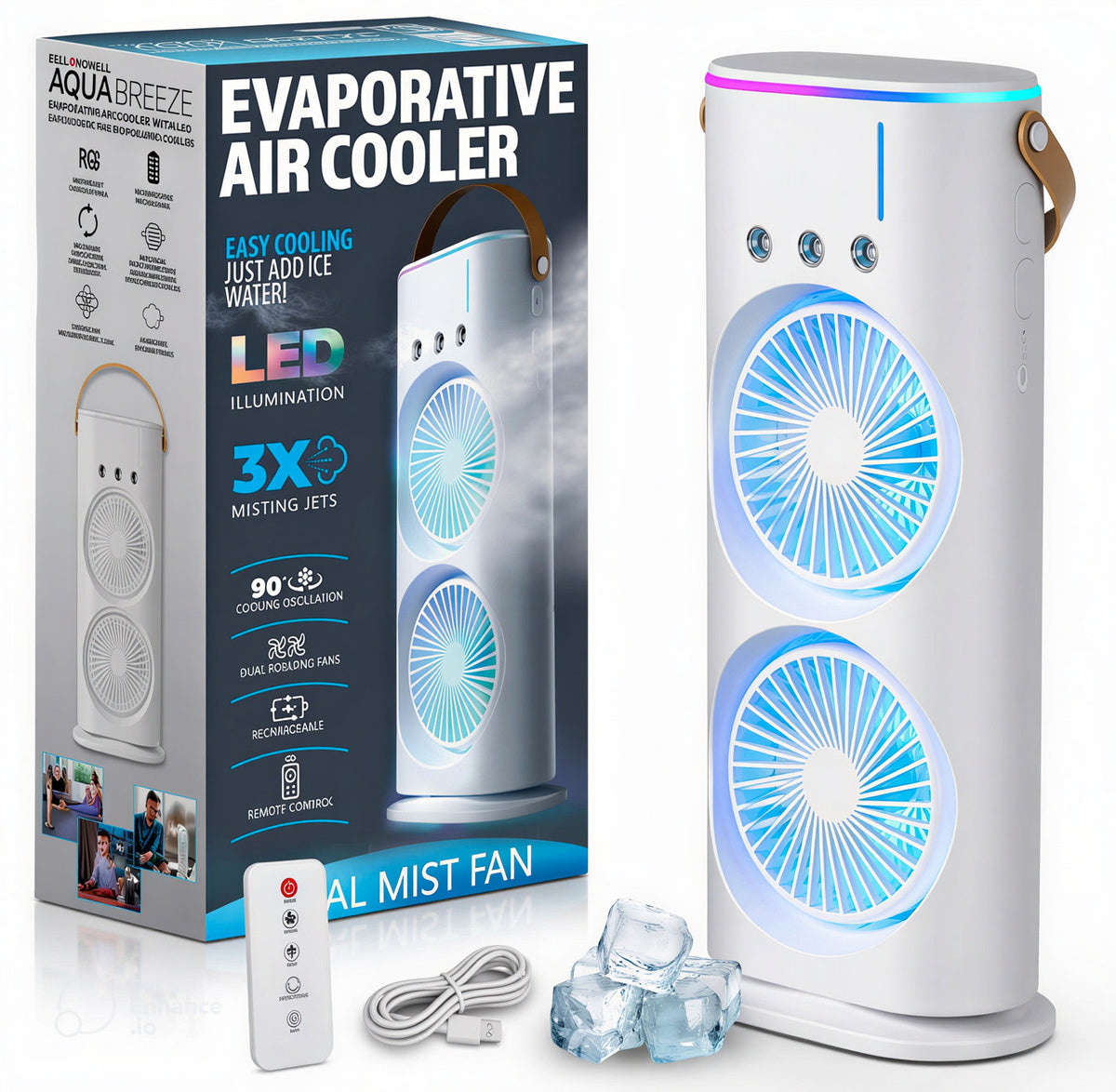 Double Mini Cooler — Dual-Zone Portable Cooling Box