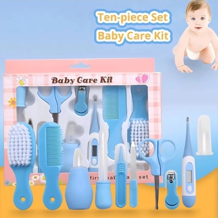 Baby Grooming Kit for Newborns & Infants (0-6 Months) | 16-in-1 Healthcare & Safety Care Set | BPA-Free